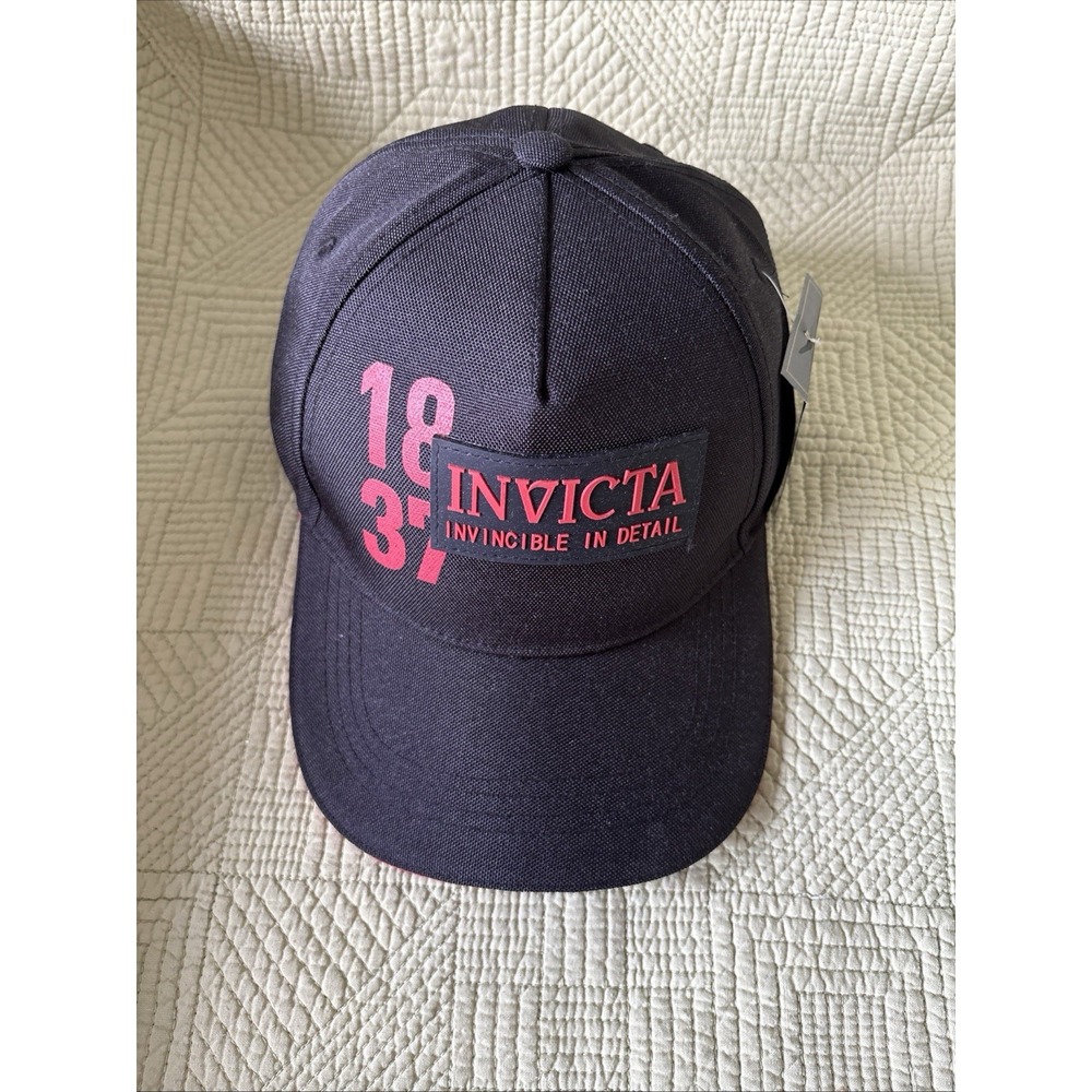 Invicta Gear Limited 1837 Baseball Hat (IG0301) Black Red New